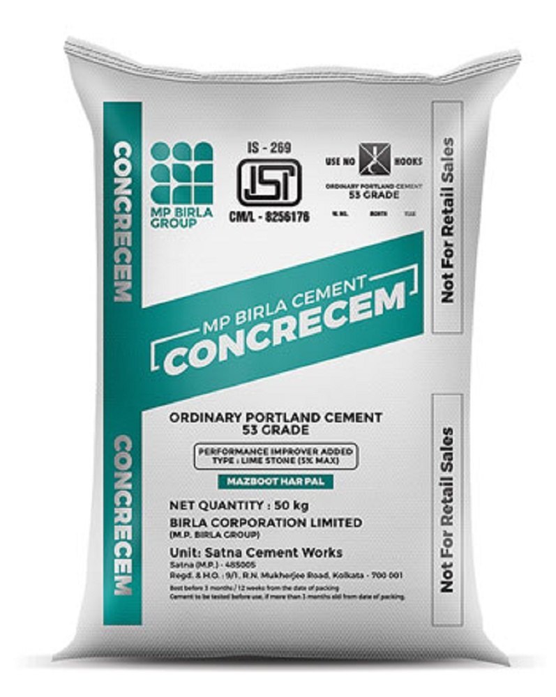 MP Birla's Cement Concrecem OPC -53Grade