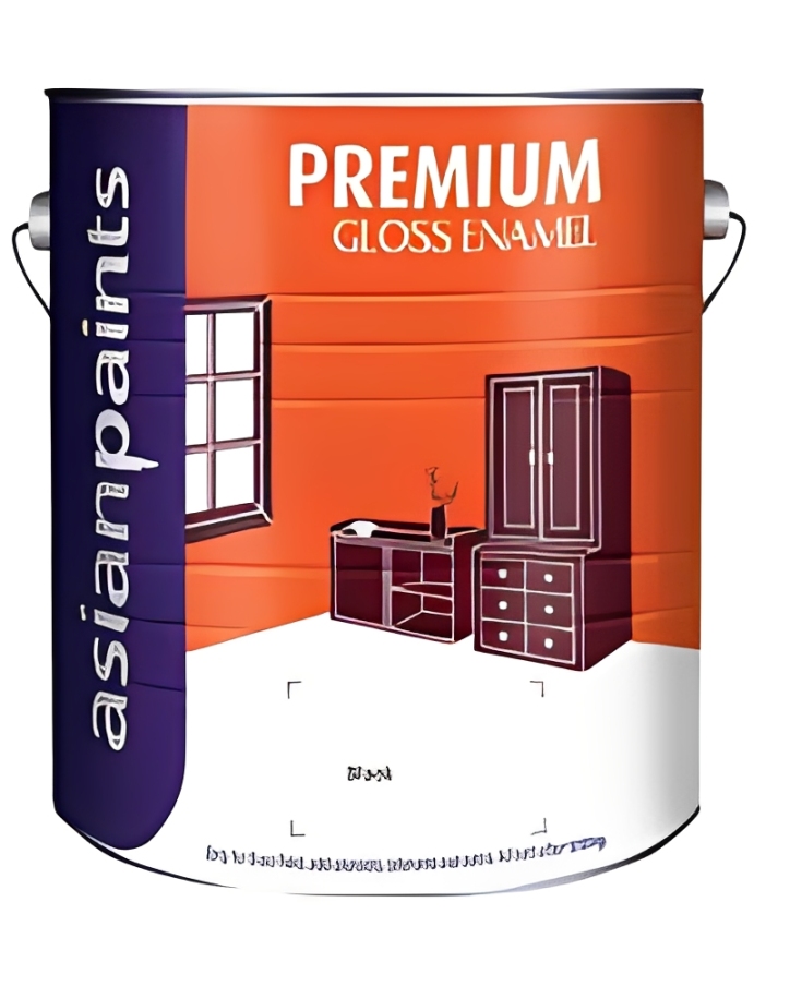 Asian Paints Apcolite Gloss Enamel 200ml Black – High Gloss Finish