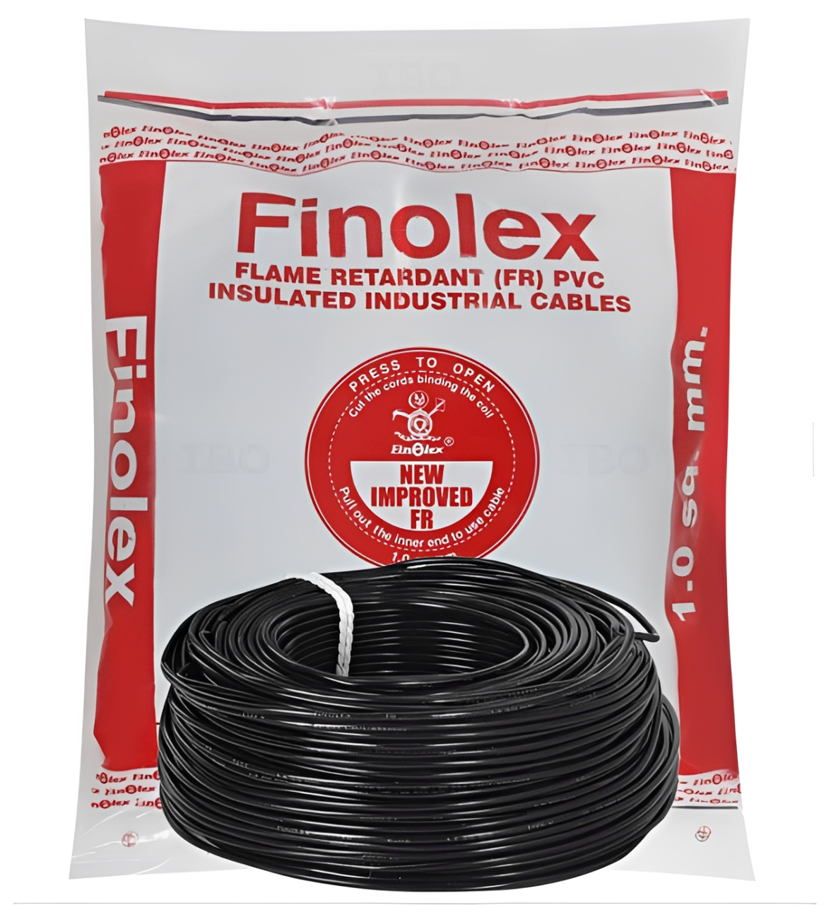 Finolex's 4 Sq.mm Finolex Cable - 180Mtrs Black