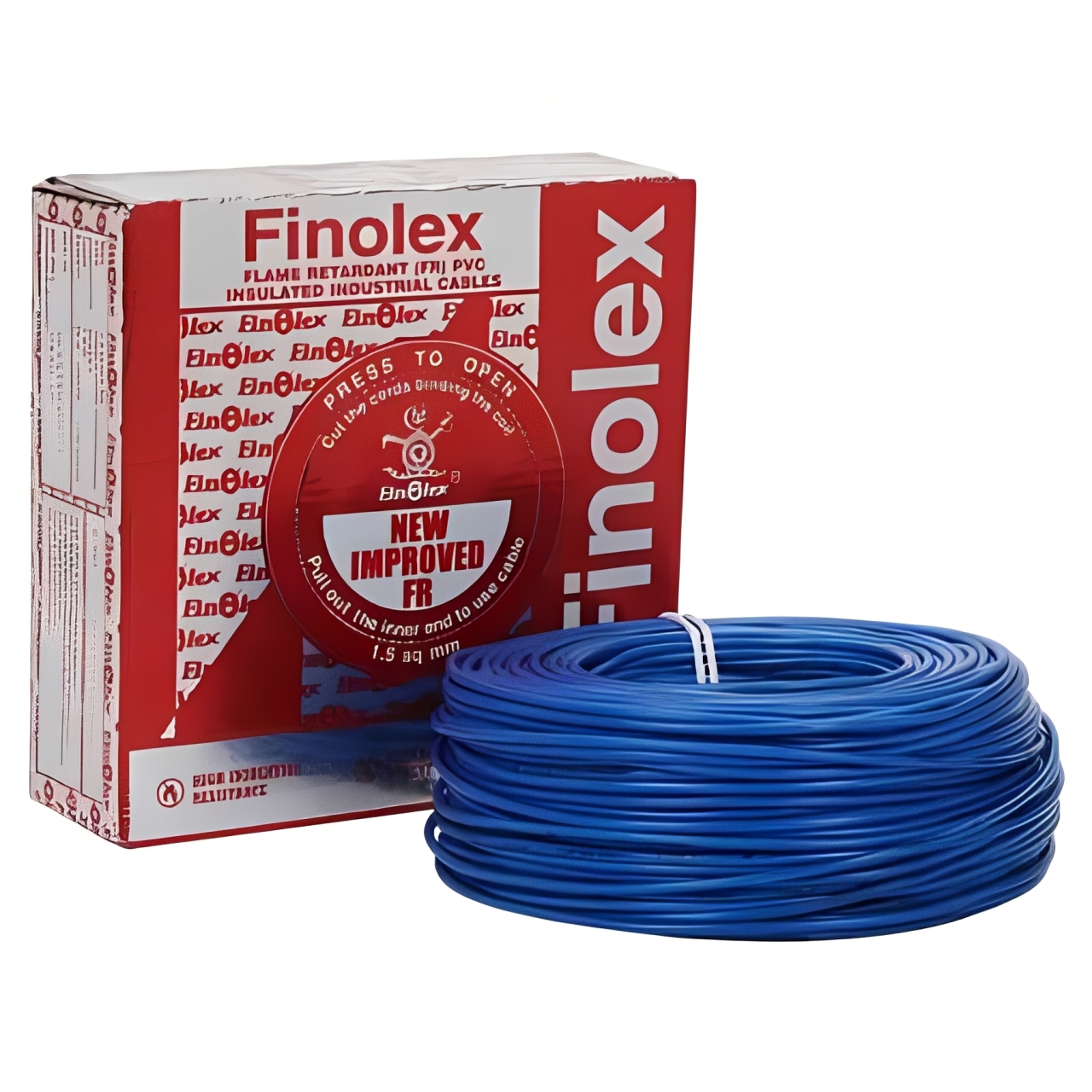 Finolex's 1.5 Sq.mm Finolex Cable - 90Mtrs Blue