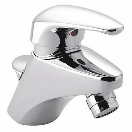 Cabriole Single-control lavatory faucet with lever handle without drain