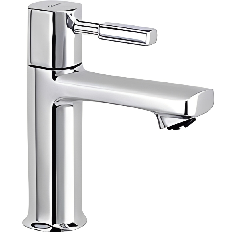 Single Lever Basin mixer with 450mm braided connection pipe (without pop-up)