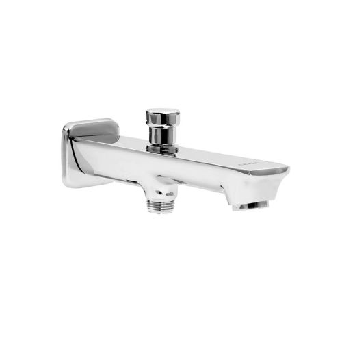 Bath Tub Spout with Diverter Button & Wall Flange | Telephonic Shower Compatible