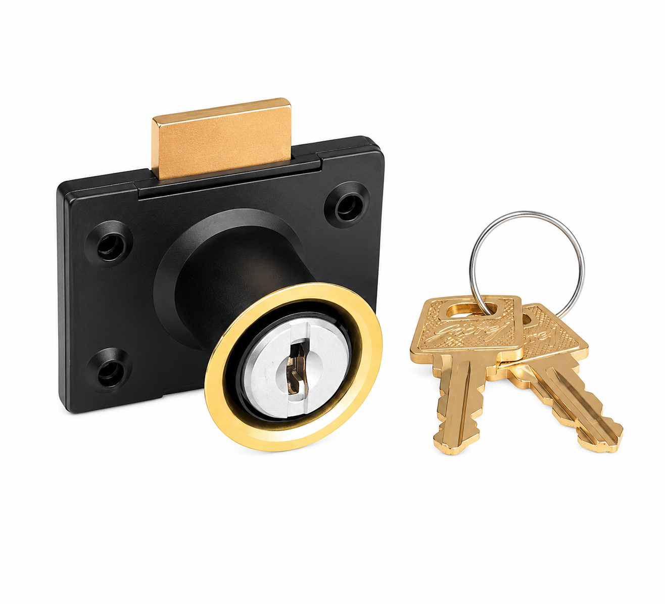 Godrej's Multi Purpose Lock Reversible Common Key - Texture Black