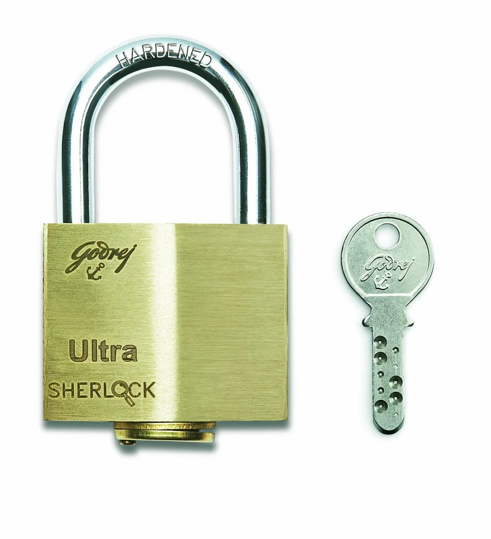 Godrej's 60 mm Pin Cylinder Solid Brass - 3 Keys (Blister)