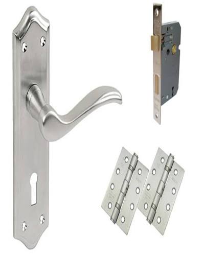 Dorset Columbine Door Handle SS/SC | Premium Stainless Steel Handle